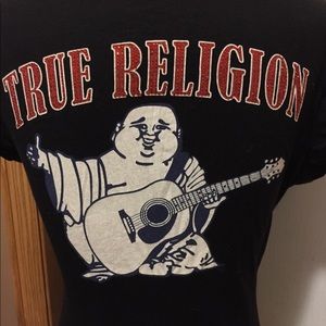 True Religion v neck t shirt Small